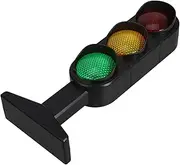 WEKAMOS Mini Traffic Light Toy Realistic Signal Lamp for Early Education Portable Traffic Light Game for Toddlers Ideal for Home and School Use