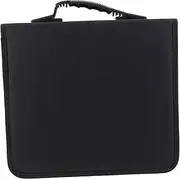 EXQUIMEUBLE Portable CD DVD Holder Bag Capacity Oxford Cloth Organizer with Zipper Lightweight and Storage Case for Home Car and Travel