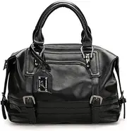 [Segater] Women Boston Bag Ladies Handbags And Purses Oil Wax Leather Shoulder Bag Satchel Bags