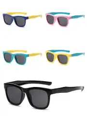 Kids Fashion 6-12 Years Children Retro Frame Boys Girls Sunglasses