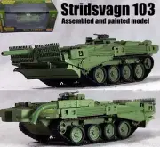 Stridsvagn STRV 103 S-Tank Swedish unconventional MBT 1/72 no diecast Easy model