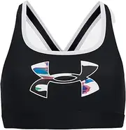 [Under Armour] Girls' Mid Impact Crossback Graphic Bra