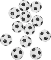 KOMBIUDA 12pcs Foosball Table Accessories: Resin Soccer Balls Replacement for Tabletop Football Game Home Party Entertainment Decorations