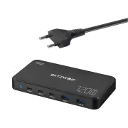 [GaN Tech] Blitzwolf® BW-i100 120W 5-Port USB PD Charger 2USB-A+3USB-C PD3.0 QC3.0 AFC FCP SCP PPS PE APPLE Fast Chargin