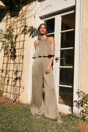 [PUP99] Alina Jumpsuit - Olive XS olive