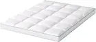 1500GSM Bamboo Mattress Topper Double Size, Hotel Quality Pillowtop 10Cm Gusset
