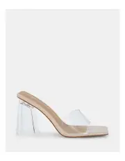 [Novo Shoes] Fairly Mules in Clear