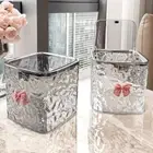Thicken Clear Storage Box Household Desktop Trash Can Laundry Pods Container