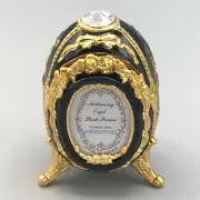 Black Egg shaped Music Box by Splendid, plays Memory