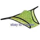 Men's Breathable String Jacquard Bikinis Briefs Underwear Micro Brief Mini Pants