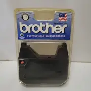 Brother 1230 Black Correctable 1030 Film Ribbon 2-Pack - NOS USA Genuine Sealed