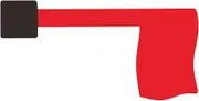 Red Mailbox Flag - Mail Alert Arm, Letter Slot Signal | Screw-On Steel Indicator, Mail Notification Rod for Outside Mounted Mail Holders, Rural Boxes, Brick Fence Installations Notice Tag
