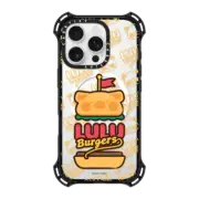 iPhone 16 Pro Bounce Case MagSafe Compatible ORIGINAL TASTY BURGERS BY LULU THE PIGGY