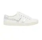 NEW Gola Tennis Mark Cox Womens Size 5 Sneaker Silver Metallic & Off White