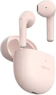 [Nokia] Essential Wireless Earbuds, Bluetooth 5.1, Fully Wireless Earbuds, ENC Noise Reduction, Hands-Free Calling, Left/Right Separated, Up to 25 Hours of Music Playback, Lightweight (Pink E3110)