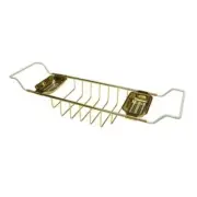 Elements of Design Vintage Clawfoot Bath Tub Shelf Polished Brass