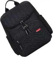 Beaupretty Multi Functional Large Capacity Nappy Backpack Travel Mummy Bag Stylish Diaper Bag for Moms Versatile School Backpack Comfortable Breathable Design