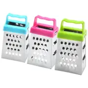 3 Pcs Mini Cheese Grater Multi-functional Shredder with Handle Vegetable Slicer