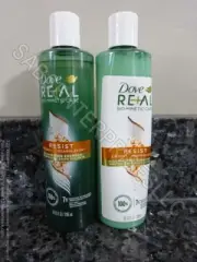 2 Dove Real Bio-Mimetic Care RESIST 1 Shampoo, 1 Conditioner 10 FL oz
