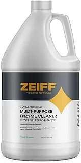 Zeiff Pro-Grade Multi-Purpose Probiotic Enzyme Cleaner - Pet Stain and Odor Remover, Drain Cleaner - Powerful Cleaning & Odor Eliminating Formula For Professional & Home Surfaces - 1 Gallon