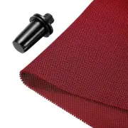 Speaker Grill Cloth 20 x 63 Inch Stereo Mesh Fabric with Buckle Red