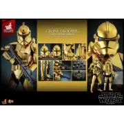 SALE - Clone Trooper (Gold Chrome) MMP Fully Poseable Exclusive Hot Toys Figure