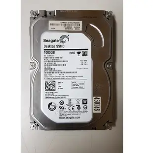 希捷 Seagate 1TB 3.5吋 SATA3 SSHD 混合式硬碟 (ST1000DX001) 功能正常