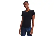 4 x Womens Under Armour Streaker Black Reflective Short Sleeve Athletic Shirt