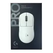 Logitech G PRO X Superlight 2 Lightspeed Wireless Gaming Mouse - White (910-006640)