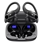 Sweatproof Wireless Earbuds Bluetooth Earphones Headphones Sport Gym Earbuds with LCD Display