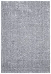 Rug Culture Silver Solid Modern Textured Rug