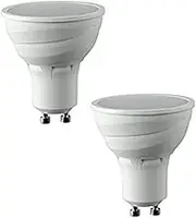 MSC 5 Watt 450 Lumen GU10 Cool 2 Pack - Automatic Dusk to Dawn Sensor LED Bulb - Auto On/Off - Daylight/Cool White Light Bulb 6500k Energy Saving 5w - 50w 5 Watt 450 Lumen GU10 Cool 2 Pack