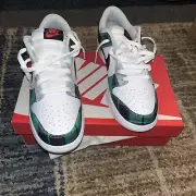 NEW Nike Dunk Low Retro PRM Size 9 MensWhite/Black-White DV0827-100