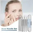 7Pcs Stainless Steel Blackhead Extraction Tool Kit Acne Removal Kit Beauty Tools