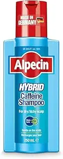 [Alpecin] Hybrid Shampoo 250ml | Natural Hair Growth Shampoo for Sensitive and Dry Scalps | Energizer for Strong Hair | Hair Care for Men Made in Germany