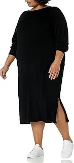 [The Drop] Women's Suki Rib Midi V-Back Dress