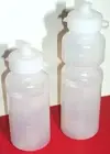 Single Clear LDPE Plastic water bottle 20oz. 500ml bike