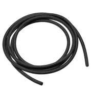 Natural Latex Rubber Tubing 1.6mm ID 3.2mm OD 3.3ft Black Highly Elastic