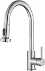 WELS Kitchen Taps Pull Out 2-Mode Spray Basin Mixer Tap 360° Swivel Laundry Sink