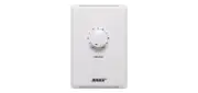 Volume Control Line Clipsal Pro Vertical 100V White with Speaker Input Terminal