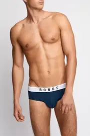 [Bonds] Bonds Men's Originals Cotton Brief in Seal Rocks Size: Large L Seal Rocks