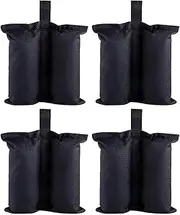 Folpus 4 Pieces Canopy Tent Weights Sand Bags with Handles, Polyester, Sandbags Weight Bags for Gazebo Outdoor Advertising