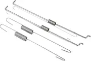 KOSDFOGE Return Spring Kit, 2 Sets Throttle Return Spring Speed Control Governor Link Rod for GX140 GX160 GX200
