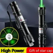 Strong Beam Red Laser Pointer Pen 532nm Lazer Torch USB Rechargeable