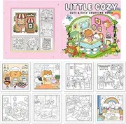 Coloring Book - Cute and Easy Coloring Book | Relaxing Educational Activity for Preschool Learning