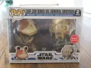 Funko Pop Star Wars Jar Jar Binks Vs General Grievous 2 Pack Gamestop-New!
