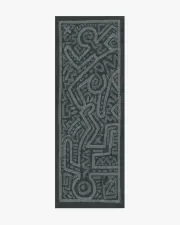 75' x 215' | Machine Washable Runner Rug | Kid & Pet Friendly | Indoor Rug | Keith Haring Funny Gallery Spruce Green | Ruggable