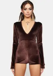 [NGOrder] Chocolate Velvet Romper