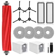 Q Replacement Parts Accessories Compatible for Q Rbot Vacuum Cleaner, Roller Brush, HEPA Filters