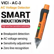 Switchable sensitivity AC live wire test voltage Detector w/ sound Light alarm